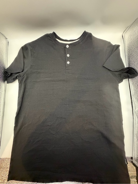 Kenneth Cole Other - Kenneth Cole Black Short Sleeve Henley Tee Size Small